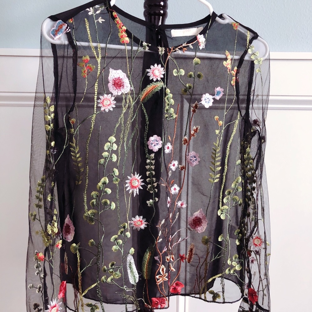 Nast Gal Mesh Top